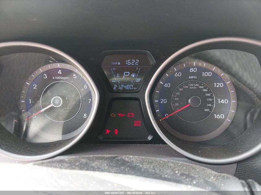 2015 Hyundai Elantra VIN KMHDH4AE4FU355570 IAAI salvage auction — REAR END, Nrc Lienholder Repossession Paperwork (Texas), sold $600 on 2026-07-14 (photo 7)