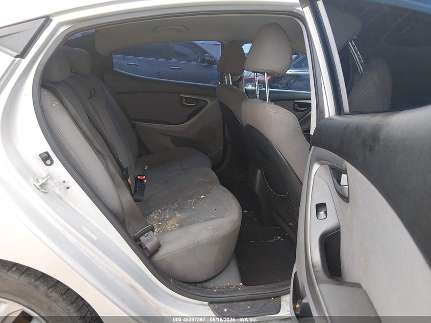 2015 Hyundai Elantra VIN KMHDH4AE4FU355570 IAAI salvage auction — REAR END, Nrc Lienholder Repossession Paperwork (Texas), sold $600 on 2026-07-14 (photo 8)
