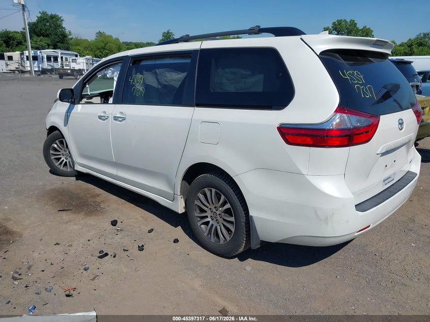 2020 Toyota Sienna VIN 5TDYZ3DC4LS059908 IAAI salvage auction — FRONT END, Salvage (Virginia), sold $3,825 on 2026-07-14 (photo 3)