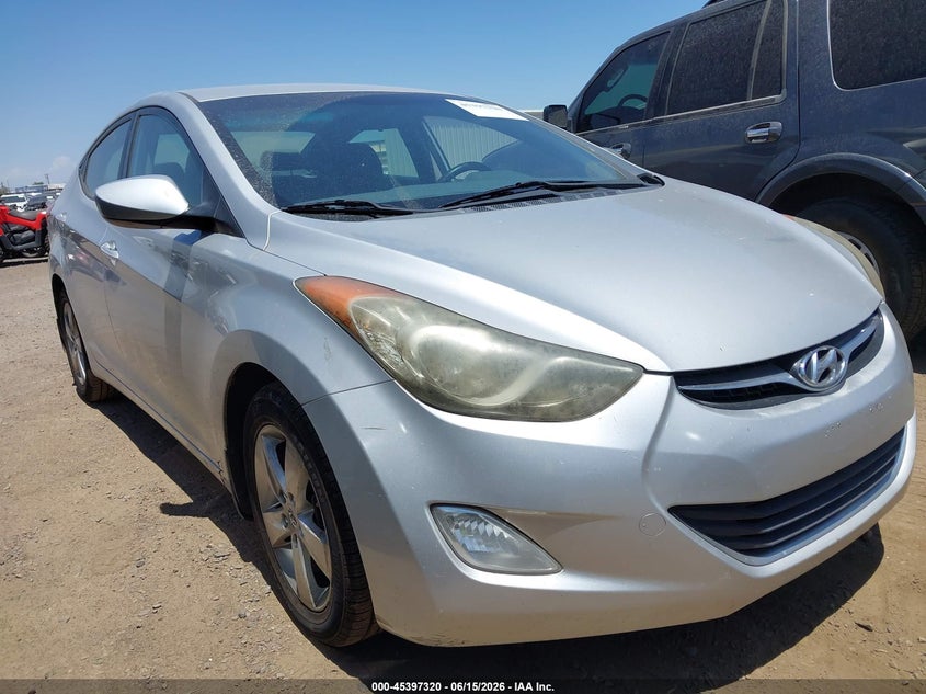2013 Hyundai Elantra VIN KMHDH4AE9DU680468 IAAI salvage auction — NORMAL WEAR, Clear-Dealer Only (Arizona), sold $1,250 on 2026-07-28 (photo 1)