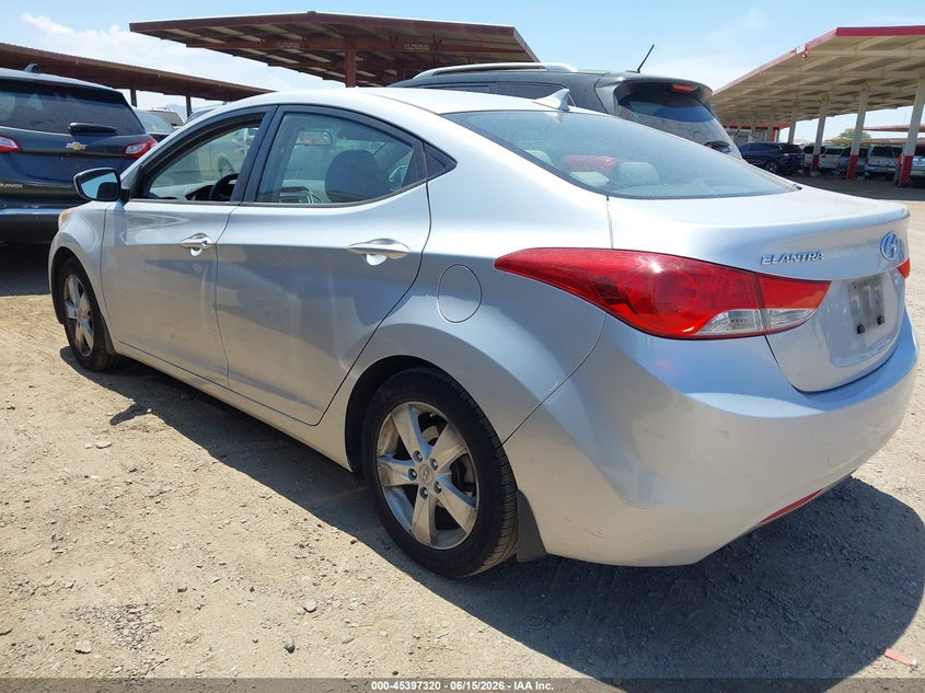 2013 Hyundai Elantra VIN KMHDH4AE9DU680468 IAAI salvage auction — NORMAL WEAR, Clear-Dealer Only (Arizona), sold $1,250 on 2026-07-28 (photo 3)