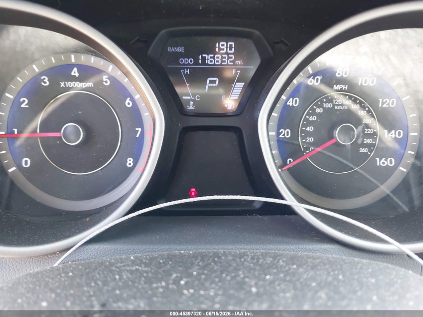 2013 Hyundai Elantra VIN KMHDH4AE9DU680468 IAAI salvage auction — NORMAL WEAR, Clear-Dealer Only (Arizona), sold $1,250 on 2026-07-28 (photo 7)