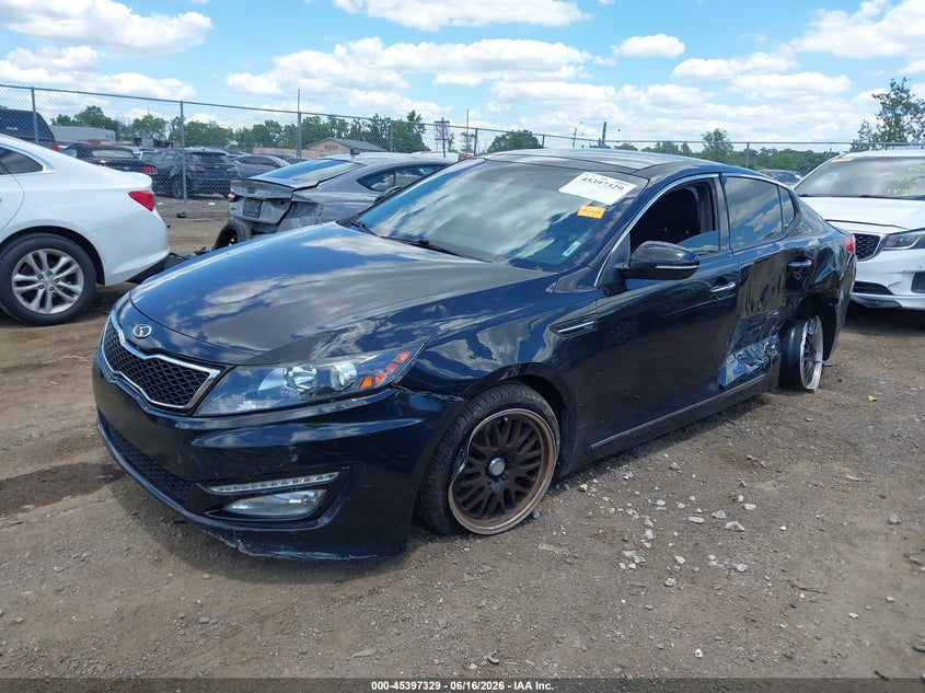 2013 Kia Optima VIN 5XXGR4A60DG097428 IAAI salvage auction — LEFT SIDE, Salvage (Ohio), sold $275 on 2026-07-16 (photo 2)