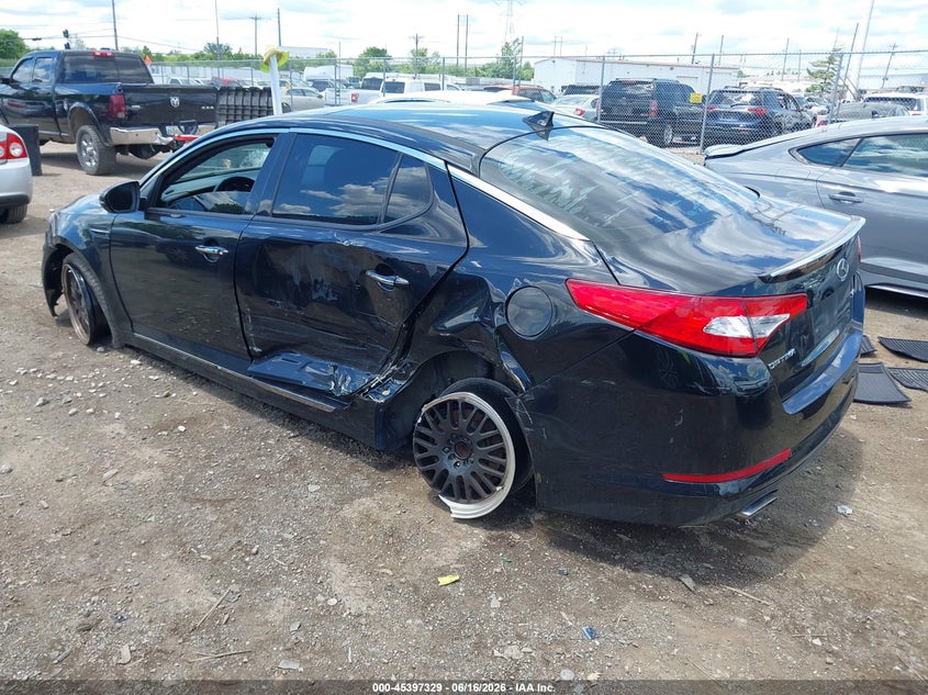 2013 Kia Optima VIN 5XXGR4A60DG097428 IAAI salvage auction — LEFT SIDE, Salvage (Ohio), sold $275 on 2026-07-16 (photo 3)