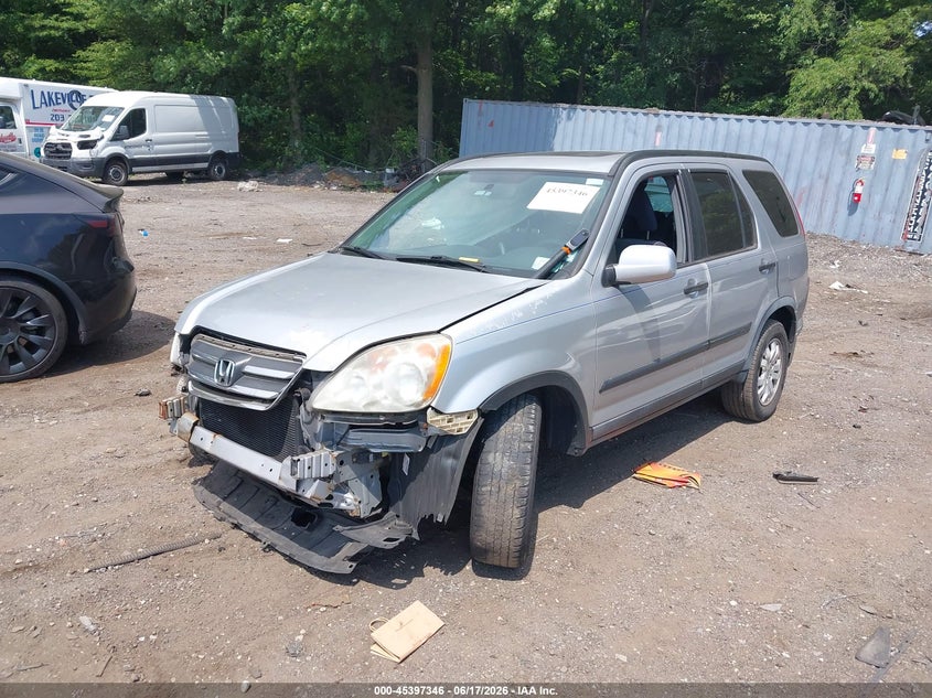 2006 Honda Cr-v VIN JHLRD78876C043694 IAAI salvage auction — FRONT END, Mv-907A (New York), sold $450 on 2026-07-07 (photo 2)