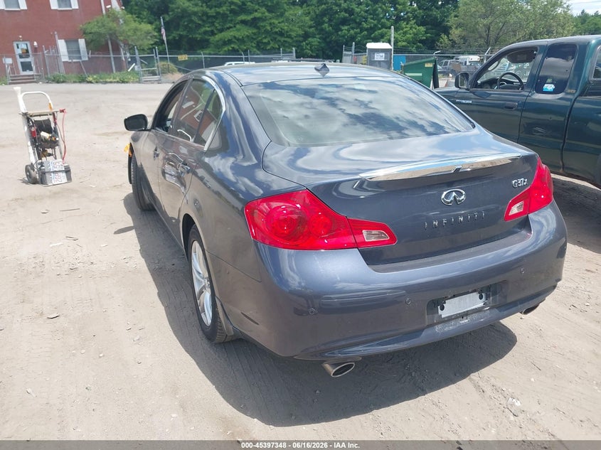 2011 Infiniti G37 VIN JN1CV6ARXBM352791 IAAI salvage auction — FRONT END, Salvage (Massachusetts), sold $425 on 2026-07-28 (photo 3)