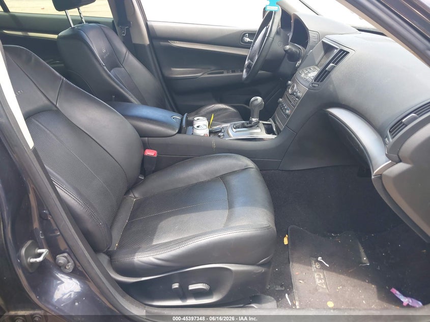 2011 Infiniti G37 VIN JN1CV6ARXBM352791 IAAI salvage auction — FRONT END, Salvage (Massachusetts), sold $425 on 2026-07-28 (photo 5)