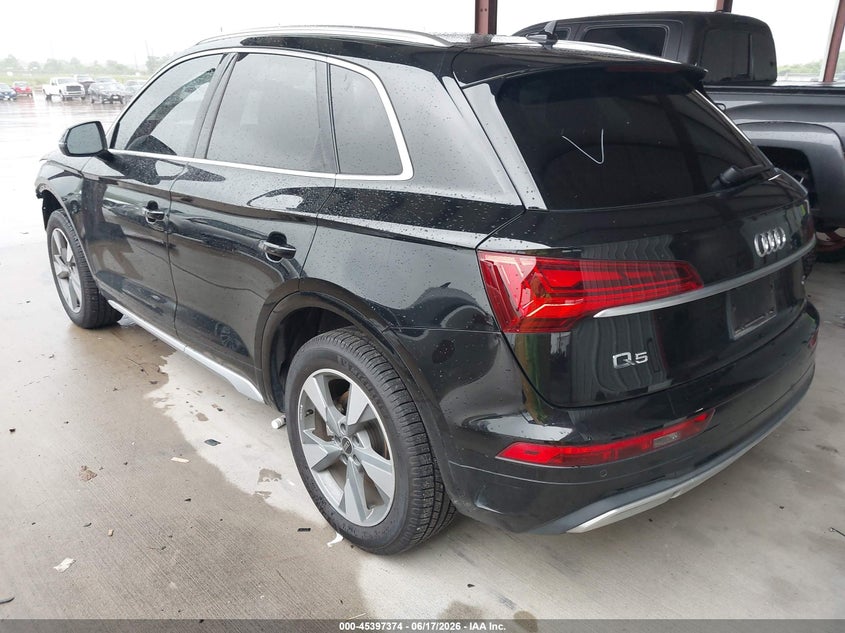 2023 Audi Q5 VIN WA1BBAFY1P2196223 IAAI salvage auction — FRONT END, Original (Texas), sold $18,375 on 2026-07-17 (photo 3)