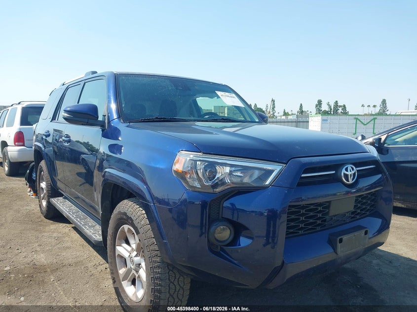 2022 Toyota 4runner VIN JTEFU5JR0N5257576 IAAI salvage auction — LEFT REAR, Salvage (California), sold $12,575 on 2026-07-28 (photo 1)
