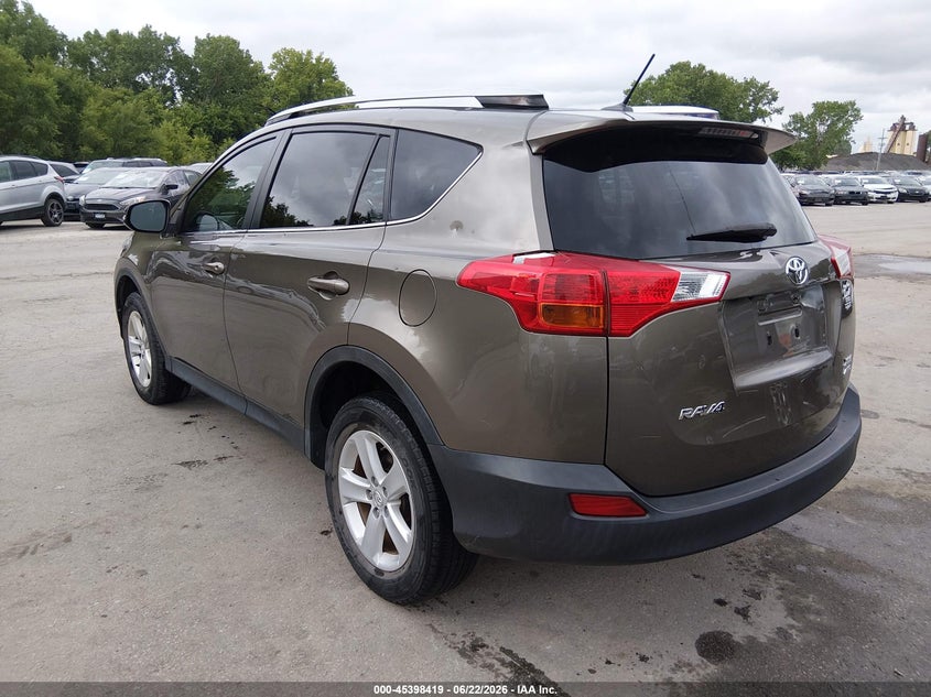 2014 Toyota Rav 4 VIN JTMRFREV8ED056833 IAAI salvage auction — HAIL, Salvage (Kansas), sold $525 on 2026-07-29 (photo 3)
