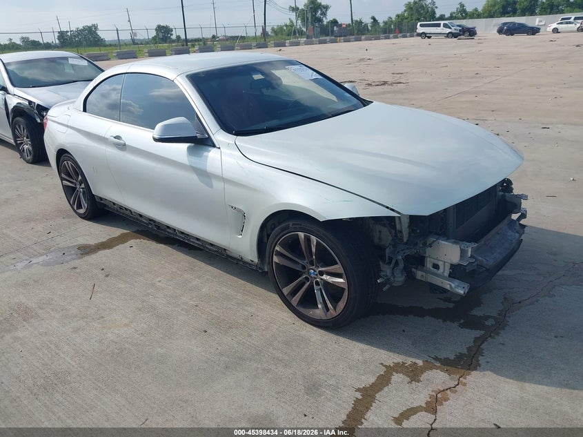 2019 BMW 4er VIN WBA4Z3C52KEF31478 IAAI salvage auction — FRONT END, Original (Texas), sold $5,150 on 2026-07-31 (photo 1)