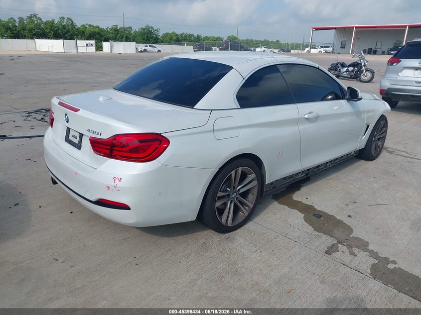 2019 BMW 4er VIN WBA4Z3C52KEF31478 IAAI salvage auction — FRONT END, Original (Texas), sold $5,150 on 2026-07-31 (photo 4)