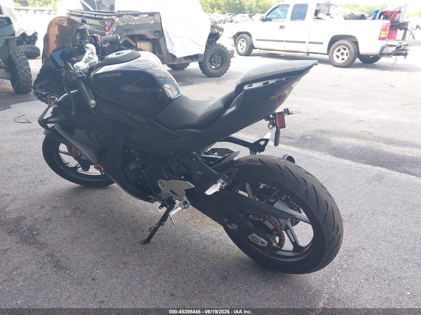 2024 Cf moto 450ss VIN LCEPESLA5R6001025 IAAI salvage auction — SIDE, Salvage (South Carolina), sold $825 on 2026-07-28 (photo 3)