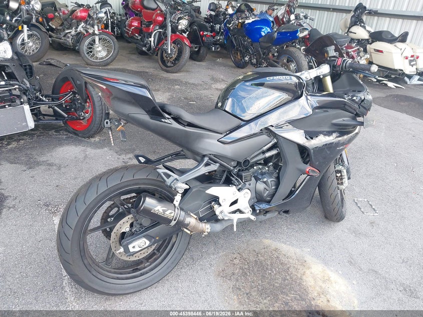 2024 Cf moto 450ss VIN LCEPESLA5R6001025 IAAI salvage auction — SIDE, Salvage (South Carolina), sold $825 on 2026-07-28 (photo 4)