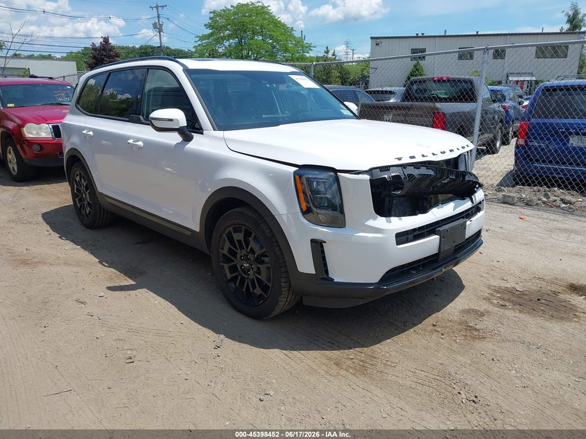 2022 Kia Telluride VIN 5XYP3DHCXNG261486 IAAI salvage auction — FRONT END, Mv-907A (New York), sold $9,975 on 2026-07-28 (photo 1)