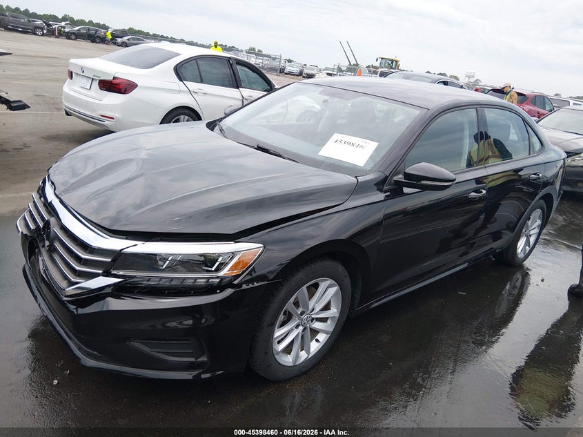 2020 Volkswagen Passat VIN 1VWAA7A31LC025220 IAAI salvage auction — FRONT END, Salvage (North Carolina), sold $5,300 on 2026-07-09 (photo 2)