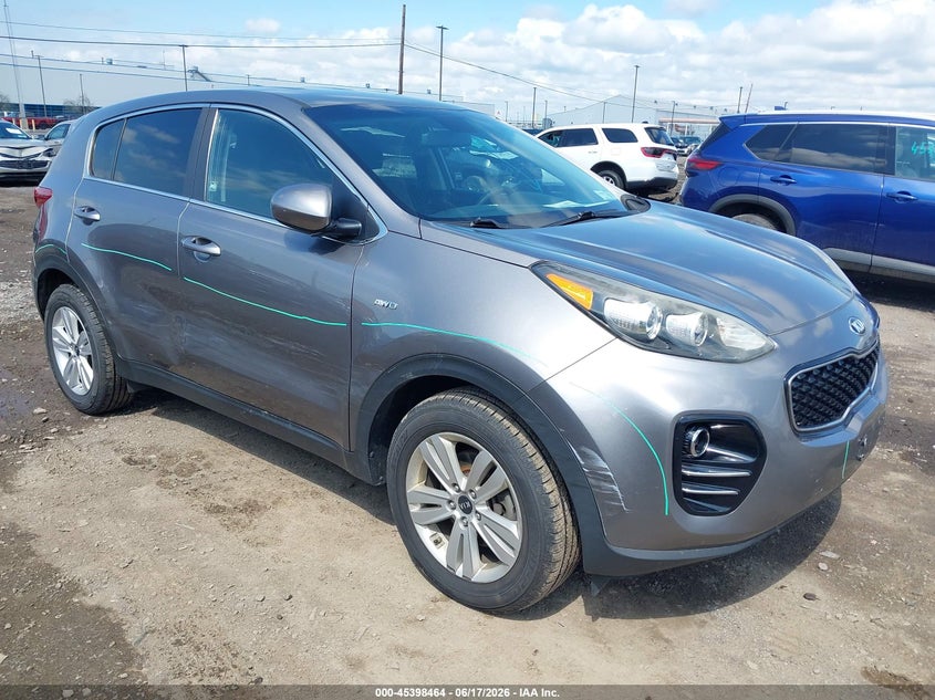2018 Kia Sportage VIN KNDPMCAC4J7447744 IAAI salvage auction — RIGHT SIDE, Mv-907A (New York), sold $2,600 on 2026-07-29 (photo 1)