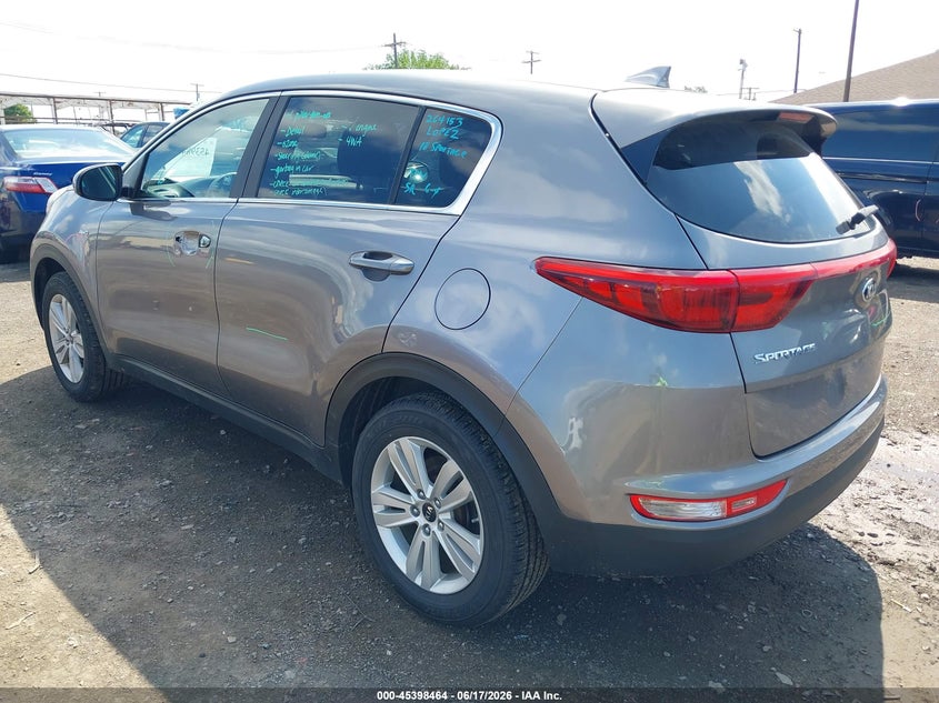 2018 Kia Sportage VIN KNDPMCAC4J7447744 IAAI salvage auction — RIGHT SIDE, Mv-907A (New York), sold $2,600 on 2026-07-29 (photo 3)