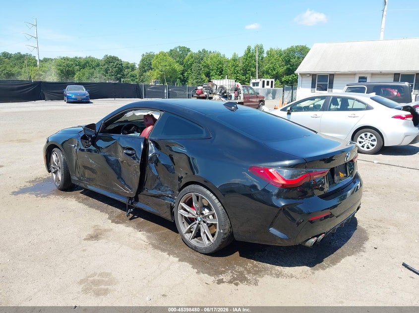 2021 BMW 4er VIN WBA13AR0XMCF78387 IAAI salvage auction — FRONT END, Salvage Title, sold $11,150 on 2026-08-12 (photo 3)