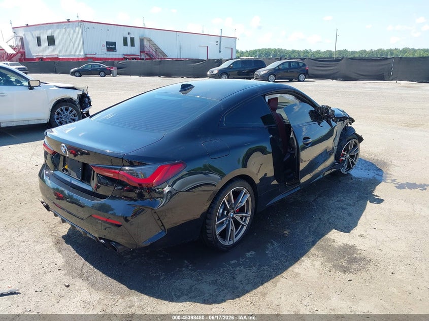 2021 BMW 4er VIN WBA13AR0XMCF78387 IAAI salvage auction — FRONT END, Salvage Title, sold $11,150 on 2026-08-12 (photo 4)