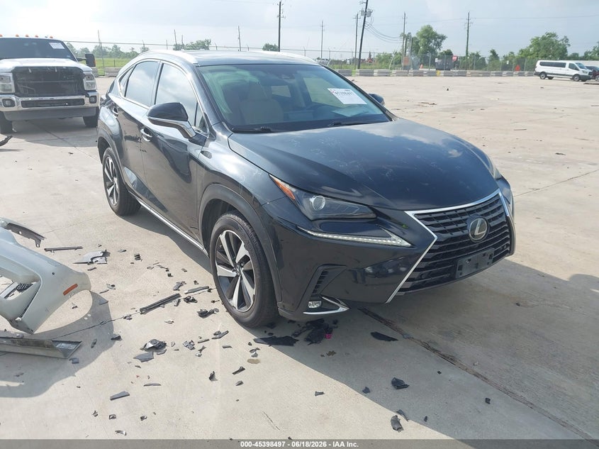 2018 Lexus Nx VIN JTJYARBZ6J2090662 IAAI salvage auction — HAIL, Original (Texas), sold $8,750 on 2026-07-24 (photo 1)