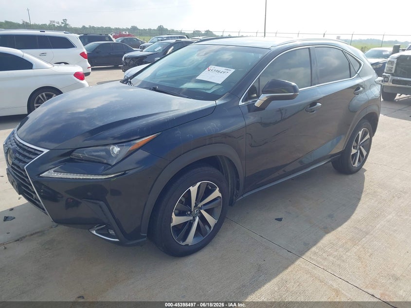 2018 Lexus Nx VIN JTJYARBZ6J2090662 IAAI salvage auction — HAIL, Original (Texas), sold $8,750 on 2026-07-24 (photo 2)