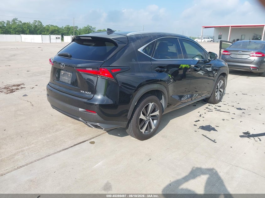 2018 Lexus Nx VIN JTJYARBZ6J2090662 IAAI salvage auction — HAIL, Original (Texas), sold $8,750 on 2026-07-24 (photo 4)