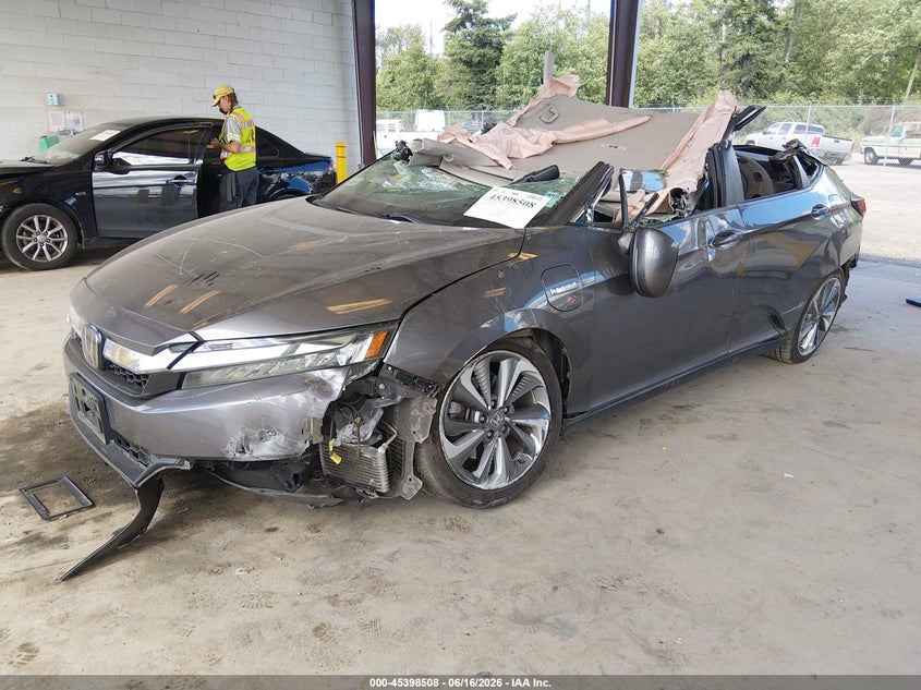 2018 Honda Clarity VIN JHMZC5F18JC007000 IAAI salvage auction — ALL OVER, Bill Of Sale (Washington), sold $575 on 2026-07-08 (photo 2)