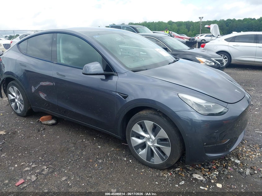 2023 Tesla Model y VIN 7SAYGDEE9PF710555 IAAI salvage auction — REAR END, Salvage (Georgia), sold $12,600 on 2026-07-29 (photo 1)