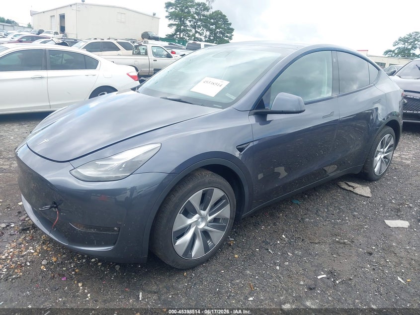 2023 Tesla Model y VIN 7SAYGDEE9PF710555 IAAI salvage auction — REAR END, Salvage (Georgia), sold $12,600 on 2026-07-29 (photo 2)