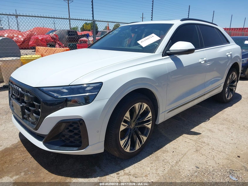 2025 Audi Q8 VIN WA1EVBF1XSD005974 IAAI salvage auction — RIGHT SIDE, Original (Texas), sold $22,600 on 2026-07-28 (photo 2)