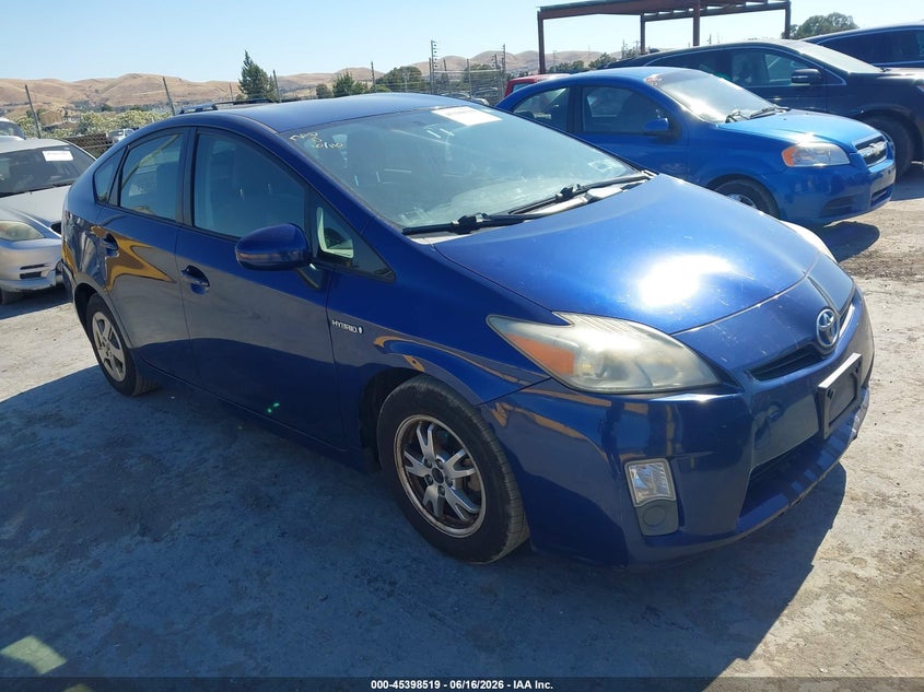 2011 Toyota Prius VIN JTDKN3DU3B0259349 IAAI salvage auction — NORMAL WEAR, Clear - Dealer Only (California), sold $1,200 on 2026-07-09 (photo 1)