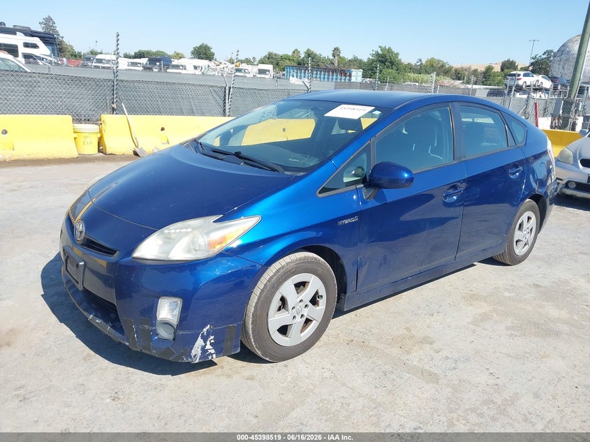 2011 Toyota Prius VIN JTDKN3DU3B0259349 IAAI salvage auction — NORMAL WEAR, Clear - Dealer Only (California), sold $1,200 on 2026-07-09 (photo 2)
