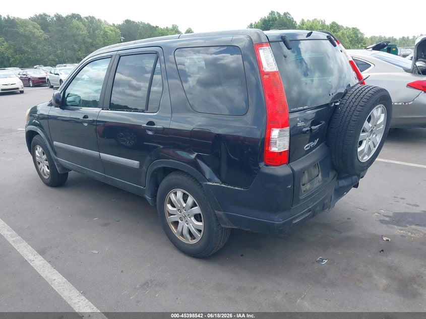 2006 Honda Cr-v VIN SHSRD78836U444510 IAAI salvage auction — REAR END, Salvage (North Carolina), sold $1,150 on 2026-07-15 (photo 3)