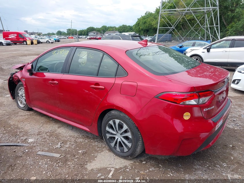 2020 Toyota Corolla VIN JTDEBRBE3LJ017936 IAAI salvage auction — FRONT END, Salvage (Indiana), sold $4,150 on 2026-07-29 (photo 3)
