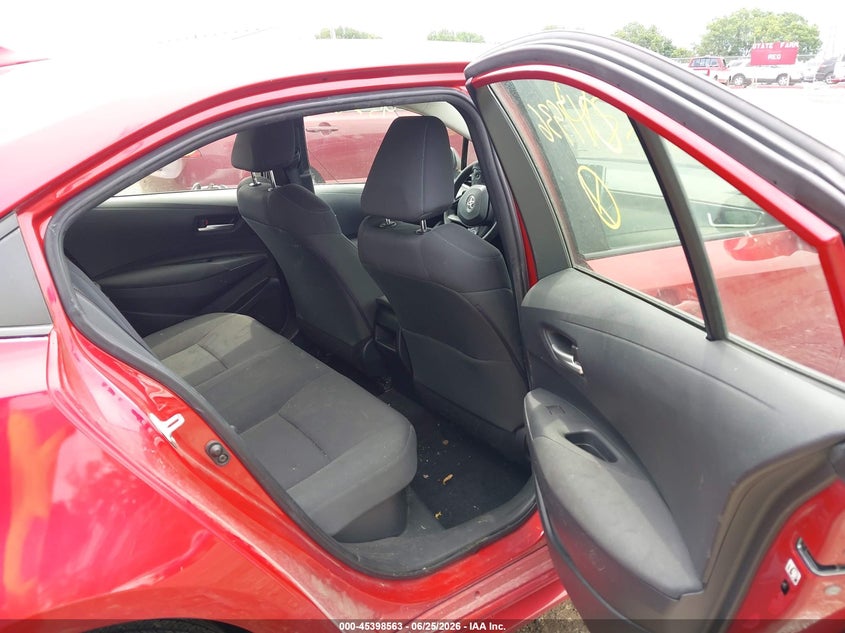 2020 Toyota Corolla VIN JTDEBRBE3LJ017936 IAAI salvage auction — FRONT END, Salvage (Indiana), sold $4,150 on 2026-07-29 (photo 8)