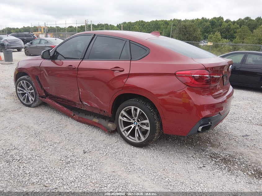 2017 BMW X6 VIN 5UXKU2C32H0U29309 IAAI salvage auction — SIDE, Salvage (Alabama), sold $10,250 on 2026-07-29 (photo 3)