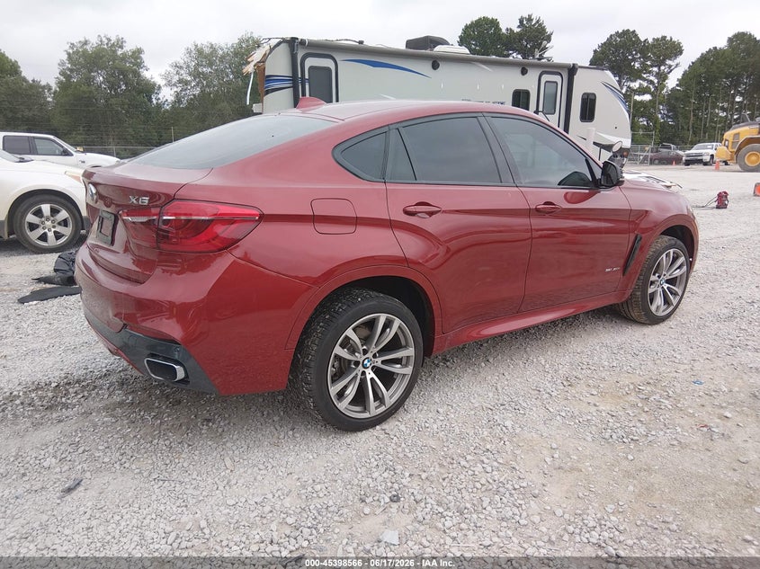 2017 BMW X6 VIN 5UXKU2C32H0U29309 IAAI salvage auction — SIDE, Salvage (Alabama), sold $10,250 on 2026-07-29 (photo 4)