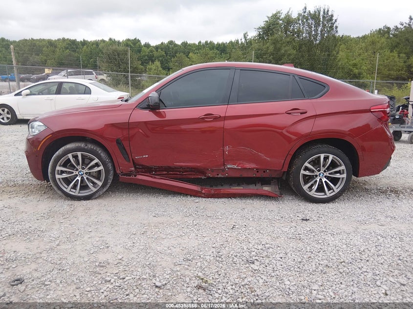 2017 BMW X6 VIN 5UXKU2C32H0U29309 IAAI salvage auction — SIDE, Salvage (Alabama), sold $10,250 on 2026-07-29 (photo 6)