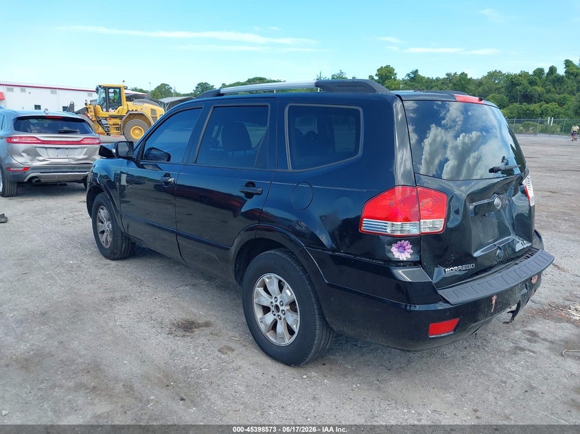 2009 Kia Mohave (borrego) VIN KNDJJ741X95032595 IAAI salvage auction — FRONT & REAR, Rebuildable (Florida), sold $425 on 2026-07-23 (photo 3)