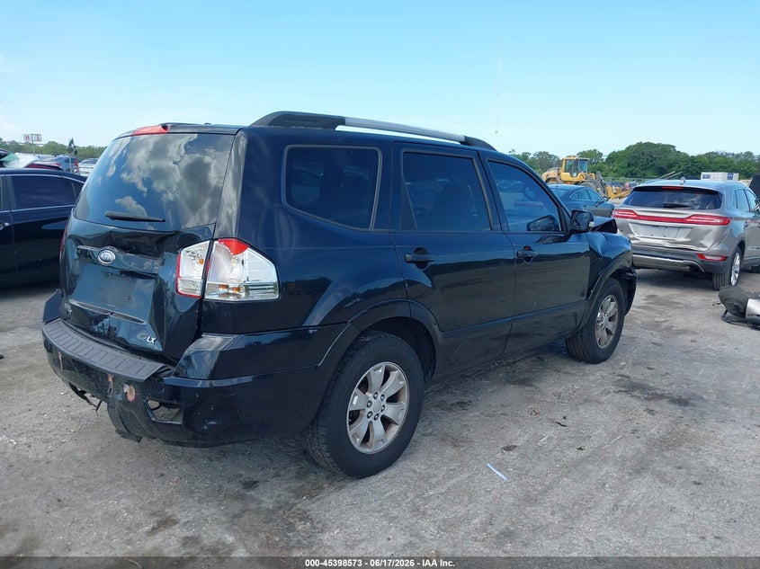 2009 Kia Mohave (borrego) VIN KNDJJ741X95032595 IAAI salvage auction — FRONT & REAR, Rebuildable (Florida), sold $425 on 2026-07-23 (photo 4)