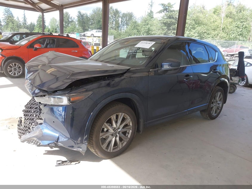 2025 Mazda Cx-5 VIN JM3KFBEM6S0741245 IAAI salvage auction — FRONT END, Bill Of Sale (Washington), sold $6,000 on 2026-07-22 (photo 2)