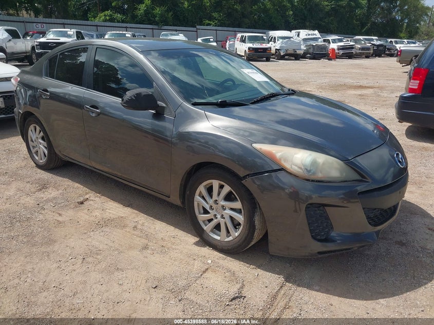 2012 Mazda 3 VIN JM1BL1V78C1603031 IAAI salvage auction — FRONT & REAR, Salvage Title, sold $750 on 2026-07-16 (photo 1)