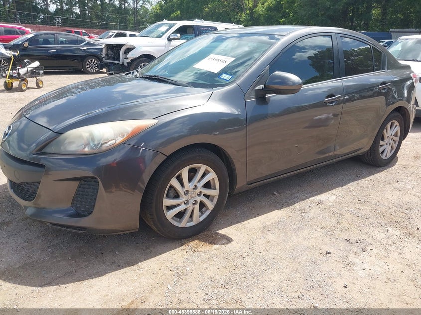 2012 Mazda 3 VIN JM1BL1V78C1603031 IAAI salvage auction — FRONT & REAR, Salvage Title, sold $750 on 2026-07-16 (photo 2)