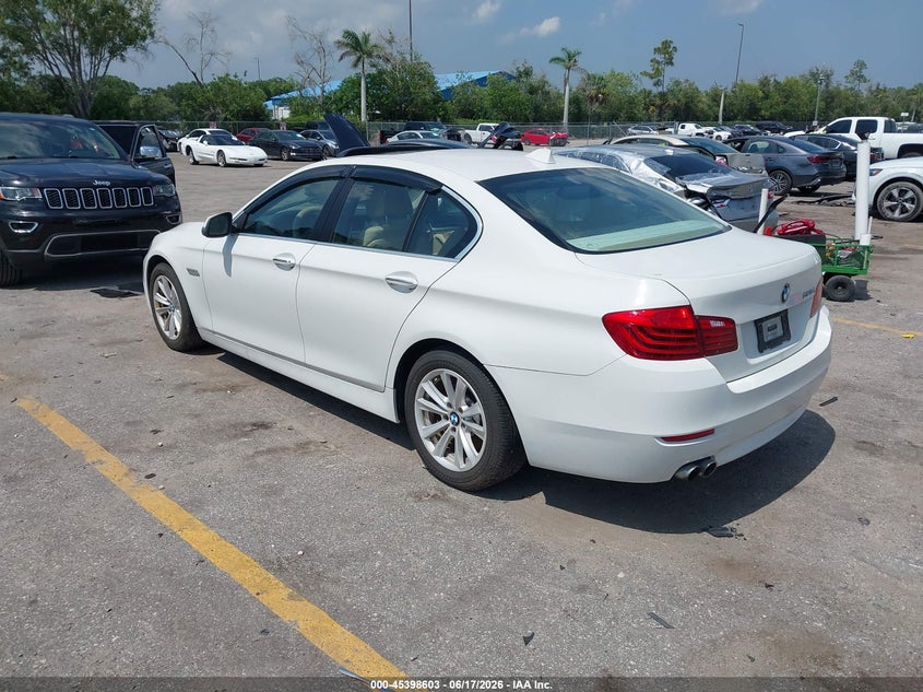 2015 BMW 5er VIN WBA5A5C50FD518129 IAAI salvage auction — NORMAL WEAR, Clear (Florida), sold $1,300 on 2026-07-29 (photo 3)