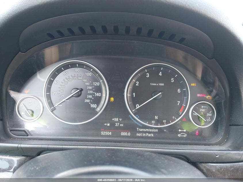 2015 BMW 5er VIN WBA5A5C50FD518129 IAAI salvage auction — NORMAL WEAR, Clear (Florida), sold $1,300 on 2026-07-29 (photo 7)