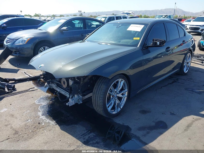 2020 BMW 3er VIN WBA5U9C02LFH14093 IAAI salvage auction — RIGHT FRONT, Salvage (Arizona), sold $19,000 on 2026-07-10 (photo 2)
