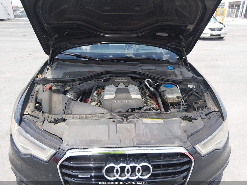 2012 Audi A6 VIN WAUJGAFC1CN166393 IAAI salvage auction — HAIL, Salvage (Illinois), sold $500 on 2026-07-28 (photo 8)