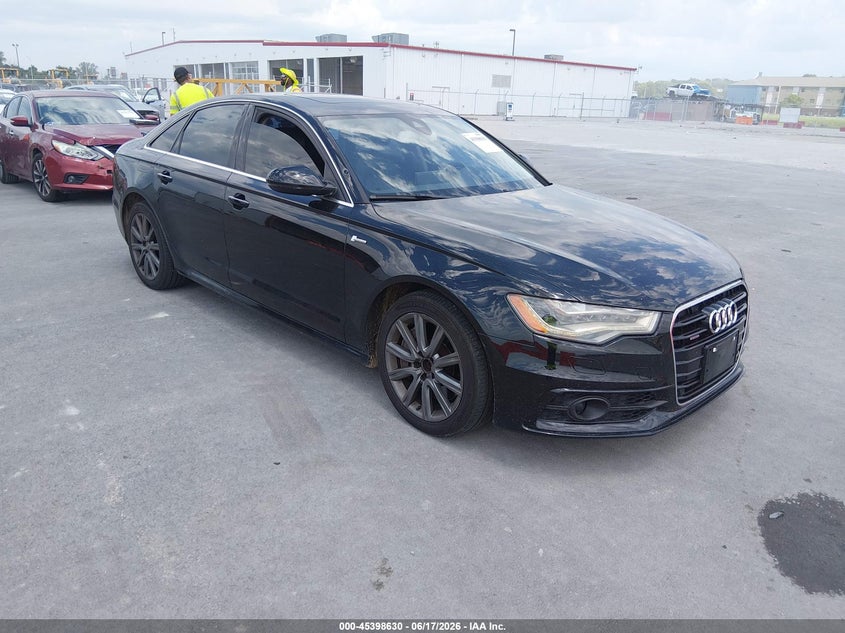 2012 Audi A6 VIN WAUJGAFC1CN166393 IAAI salvage auction — HAIL, Salvage (Illinois), sold $500 on 2026-07-28 (photo 1)