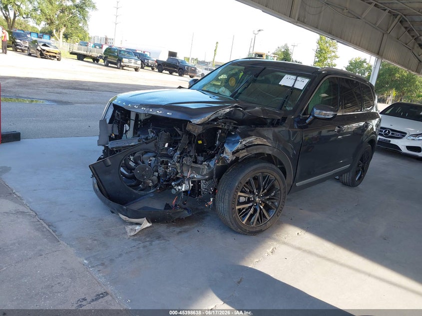 2021 Kia Telluride VIN 5XYP5DHC1MG100372 IAAI salvage auction — FRONT END, Salvage Title, sold $3,650 on 2026-07-29 (photo 2)